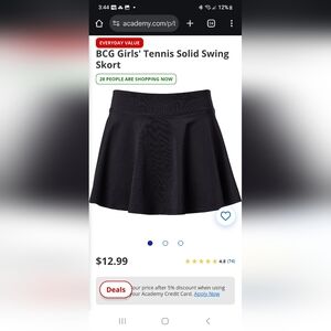 Bcg tennis skort (4 skorts, diff colors)